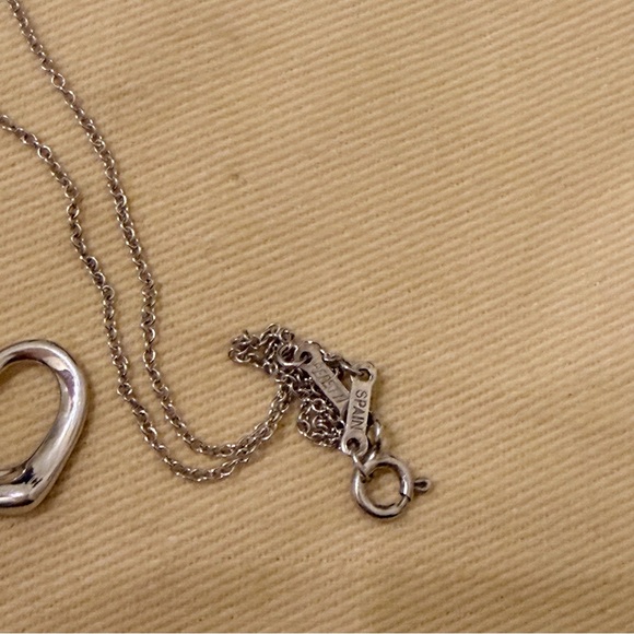 Tiffany & Company double heart silver Necklace (925) - Picture 5 of 6